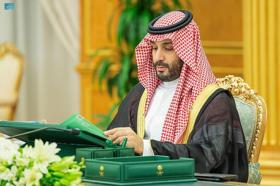 سمو ولي العهد يرأس جلسة مجلس الوزراء