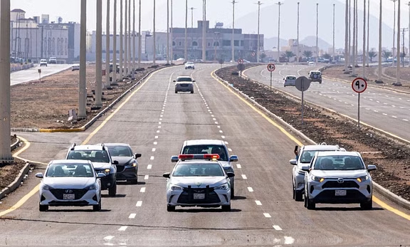 أمانة المدينة المنورة تدشن الحركة المرورية لمشروع طريق الملك سعود