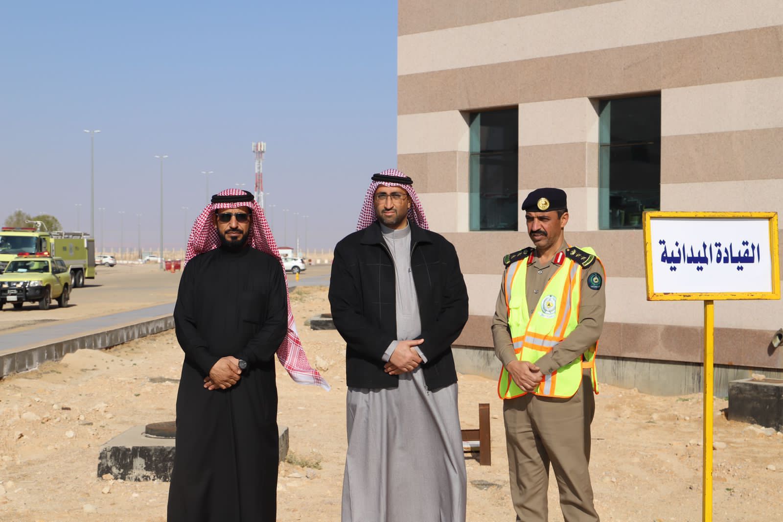 مدني دومة الجندل ينفذ فرضية لحريق وهمي بجامعة الجوف