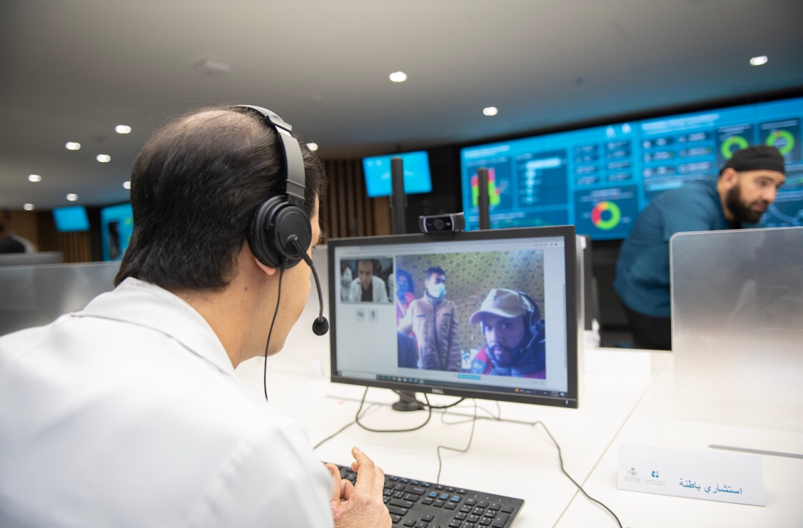 ‏‎مستشفى صحة الافتراضي يساند الجهود الطبية للهلال الأحمر السعودي إثر الزلازل في الدول المنكوبة