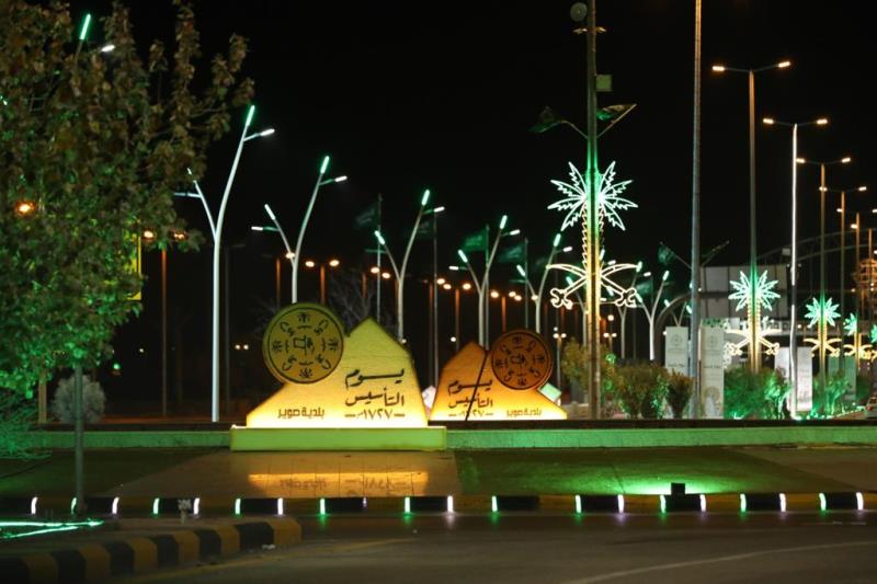 بلدية صوير تزينن الشوارع والميادين وتحتفي بيوم التأسيس