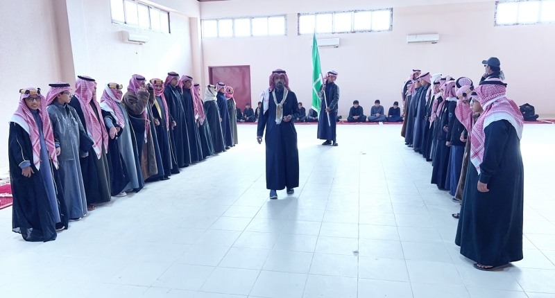 ​​​​​​​متوسطة الرفيعة بالجوف تحتفي بيوم التأسيس 