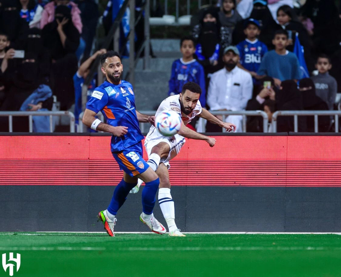 الزعيم يتغلب على الفيحاء بثنائية نظيفة 