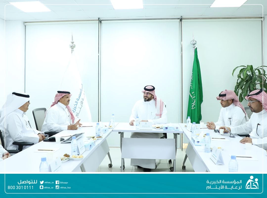 وفد المركز الوطني لتنمية القطاع غير الربحي في زيارة لمؤسسة إخاء لرعاية الأيتام 