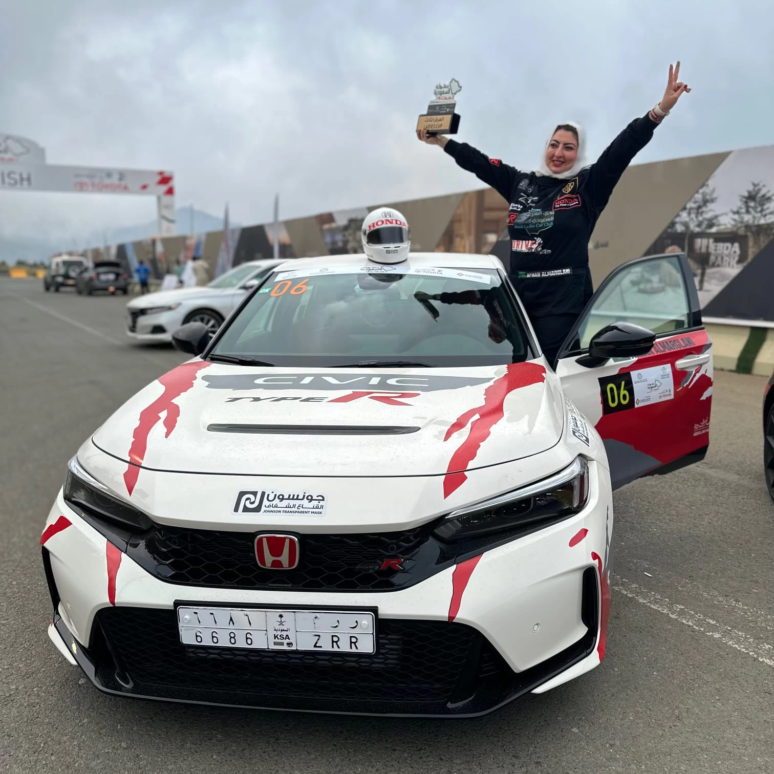 السعودية أفنان المرغلاني تجتاز هضبة الباحة وتحقق المركز الثالث بفئة السيدات