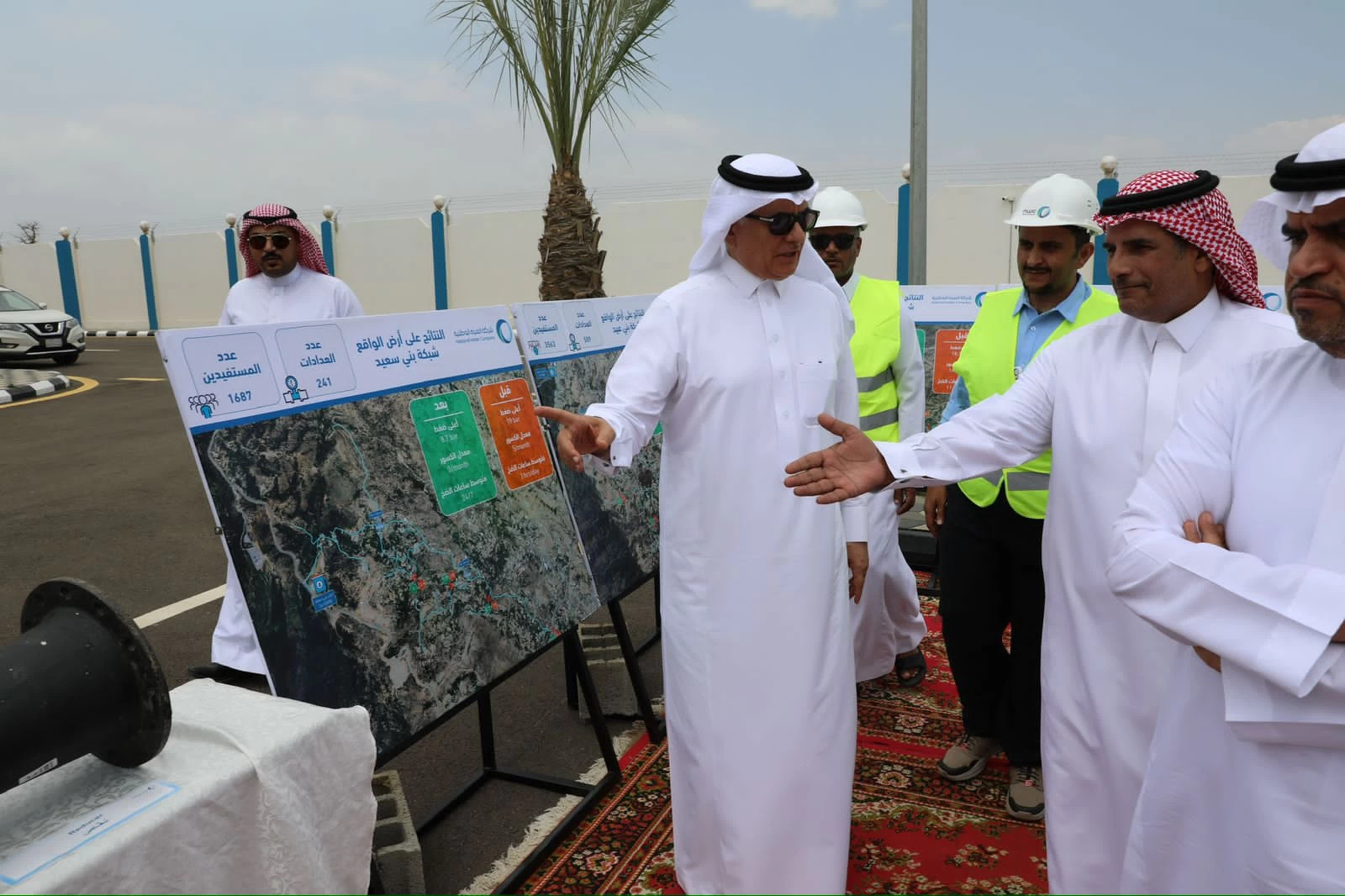 المهندس الفضلي يقف على جاهزية 5 مشاريع مائية وبيئية في الباحة ويبحث تطوير الخدمات للمستفيدين