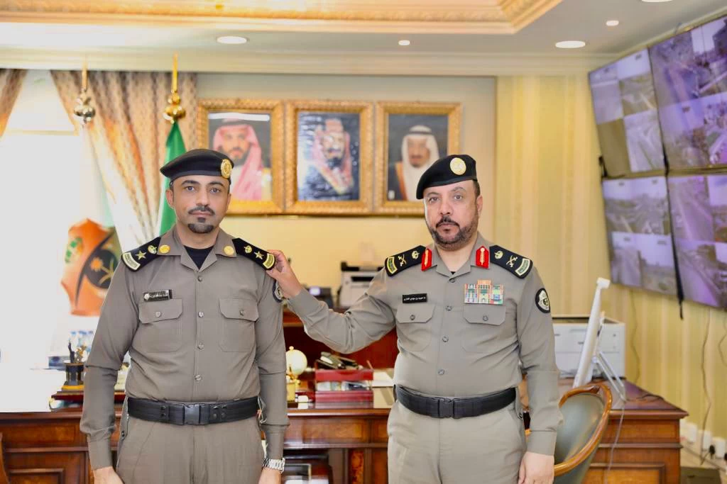 ترقية عطية جرب الى رتبة مقدم 