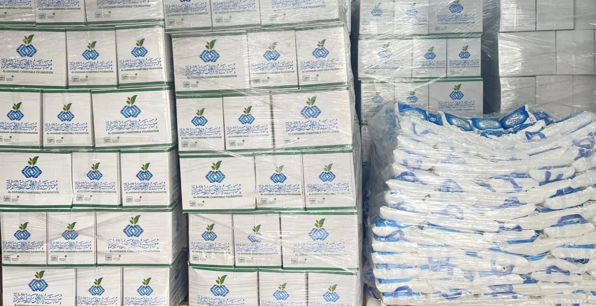 تراحم جازان" تستقبل 150 كرتون سلة غذائية من جمعية البر الخيرية بمنطقة جازان لتوزيعها على الأسر المستفيدة من خدماتها