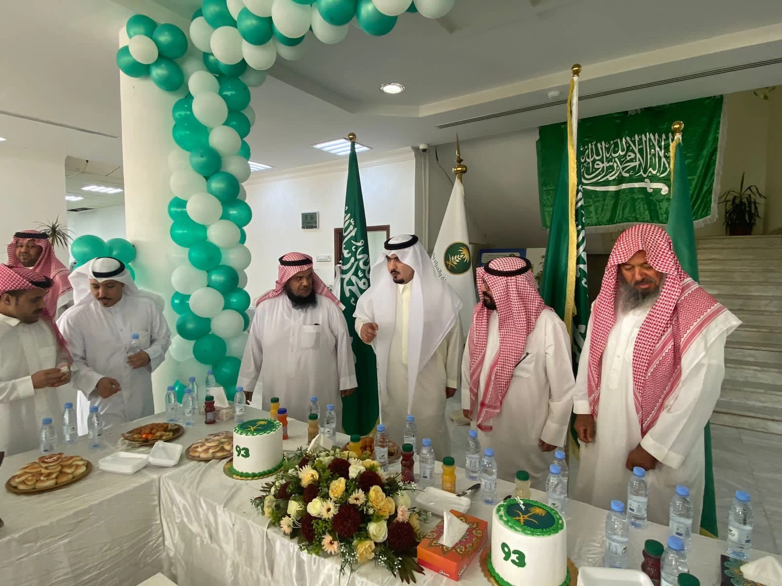 مكتب الزراعة حفر الباطن يحتفي باليوم الوطني 93