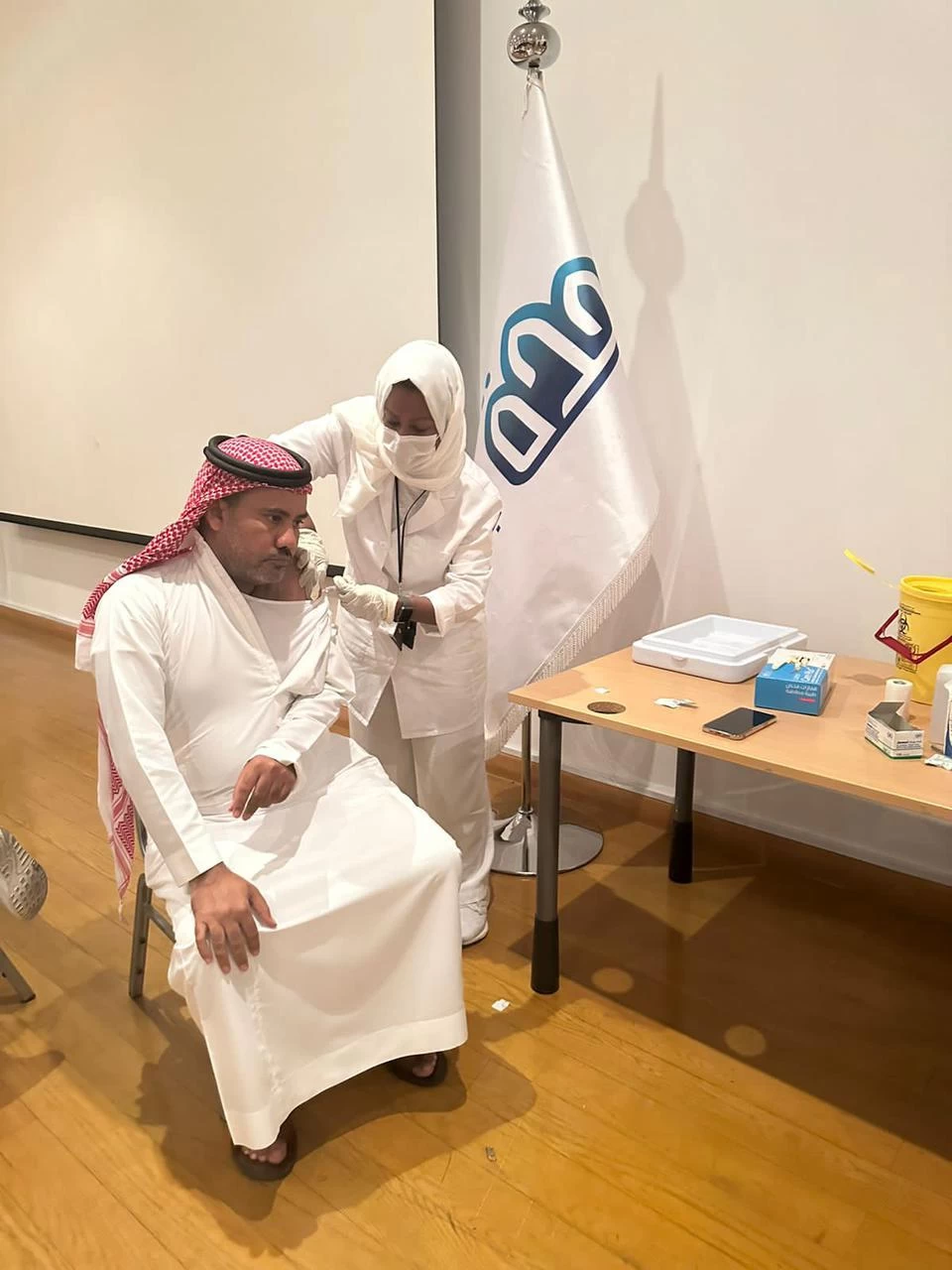 أمانة جدة تنفذ حملة تطعيم ضد الإنفلونزا الموسمية بالتعاون مع الصحة