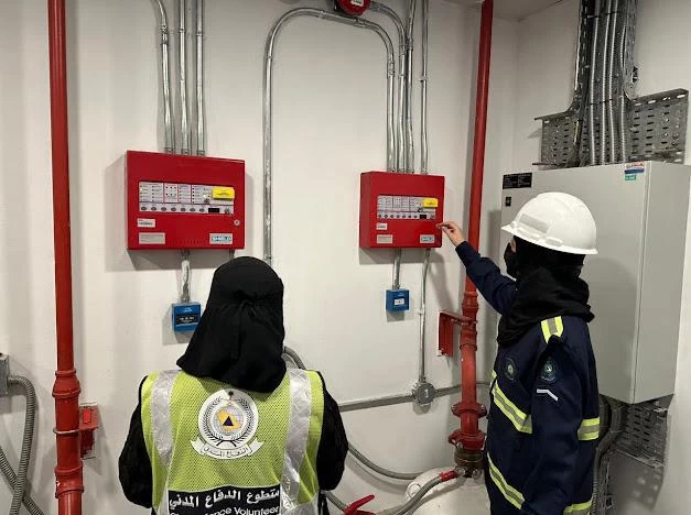 الدفاع المدني بمنطقة الرياض يطلق حملة السلامة في المباني العالية ..