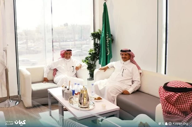 المدير التنفيذي لجمعية "كيان" رياض العبدالكريم يزور مؤسسة "إخاء"