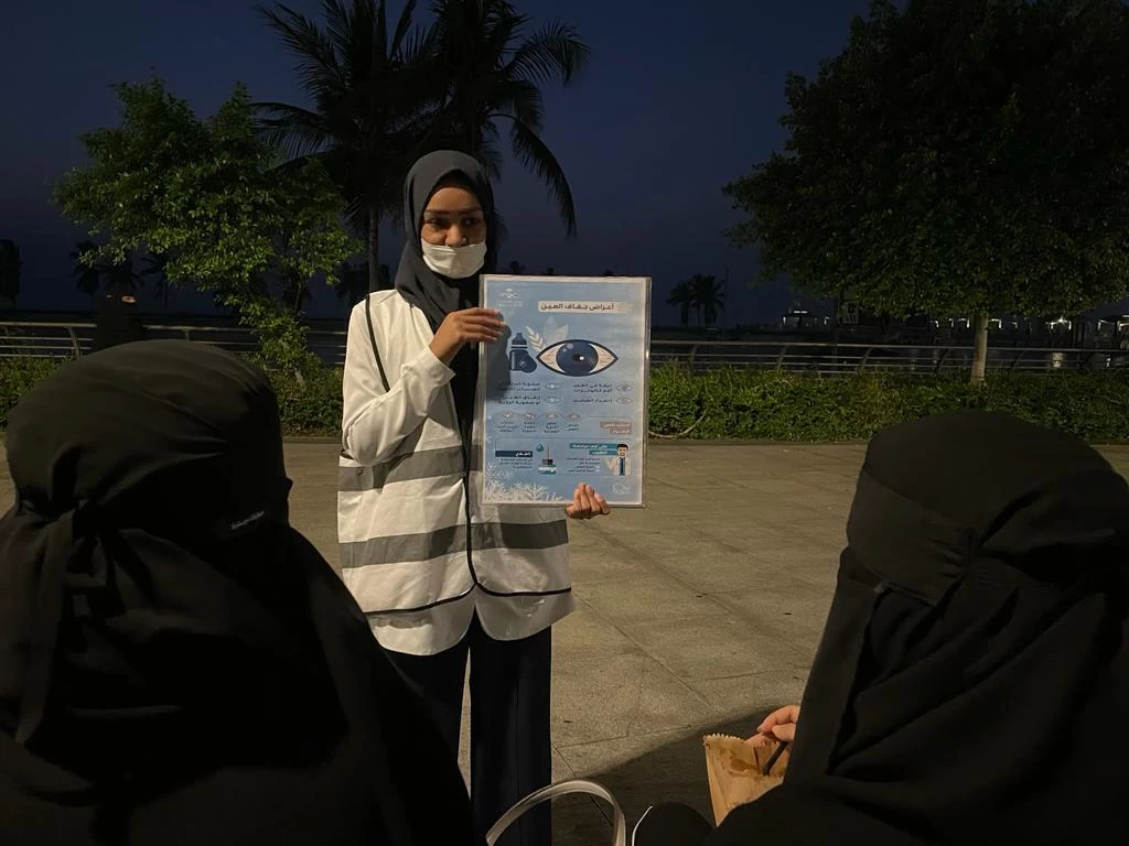 مستشفى الملك عبدالعزيز بجدة ينظم برامج توعوية عن ( سرطان الثدي - الإنفلونزا الموسمية - اليوم العالمي للإبصار- كبار السن )