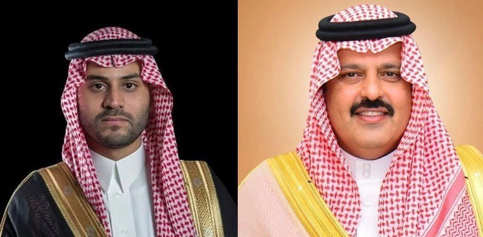 أمير حائل‬⁩ ونائبه‬⁩ يعزيان أسرة (الشهيل) في وفاة فقيدهم  