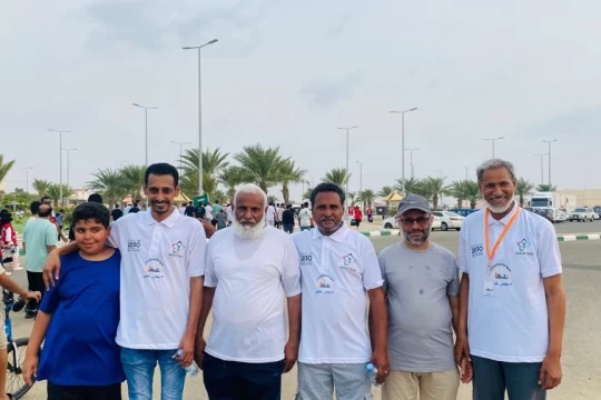 جمعية مشاة وهايكنج جازان تنظم مبادرة جازان تمشي بمركز الحكامية
