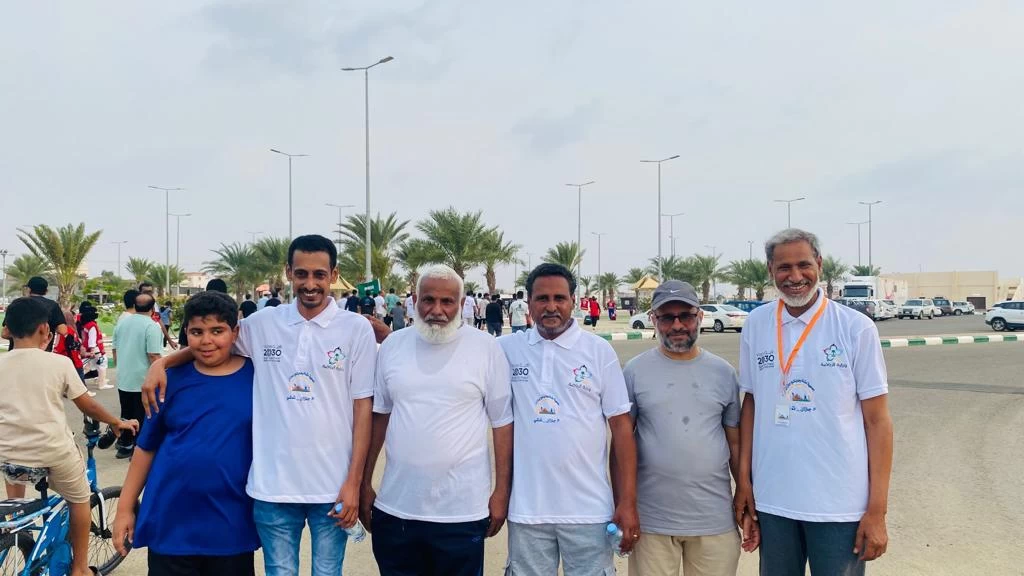 جمعية مشاة وهايكنج جازان تنظم مبادرة جازان تمشي بمركز الحكامية