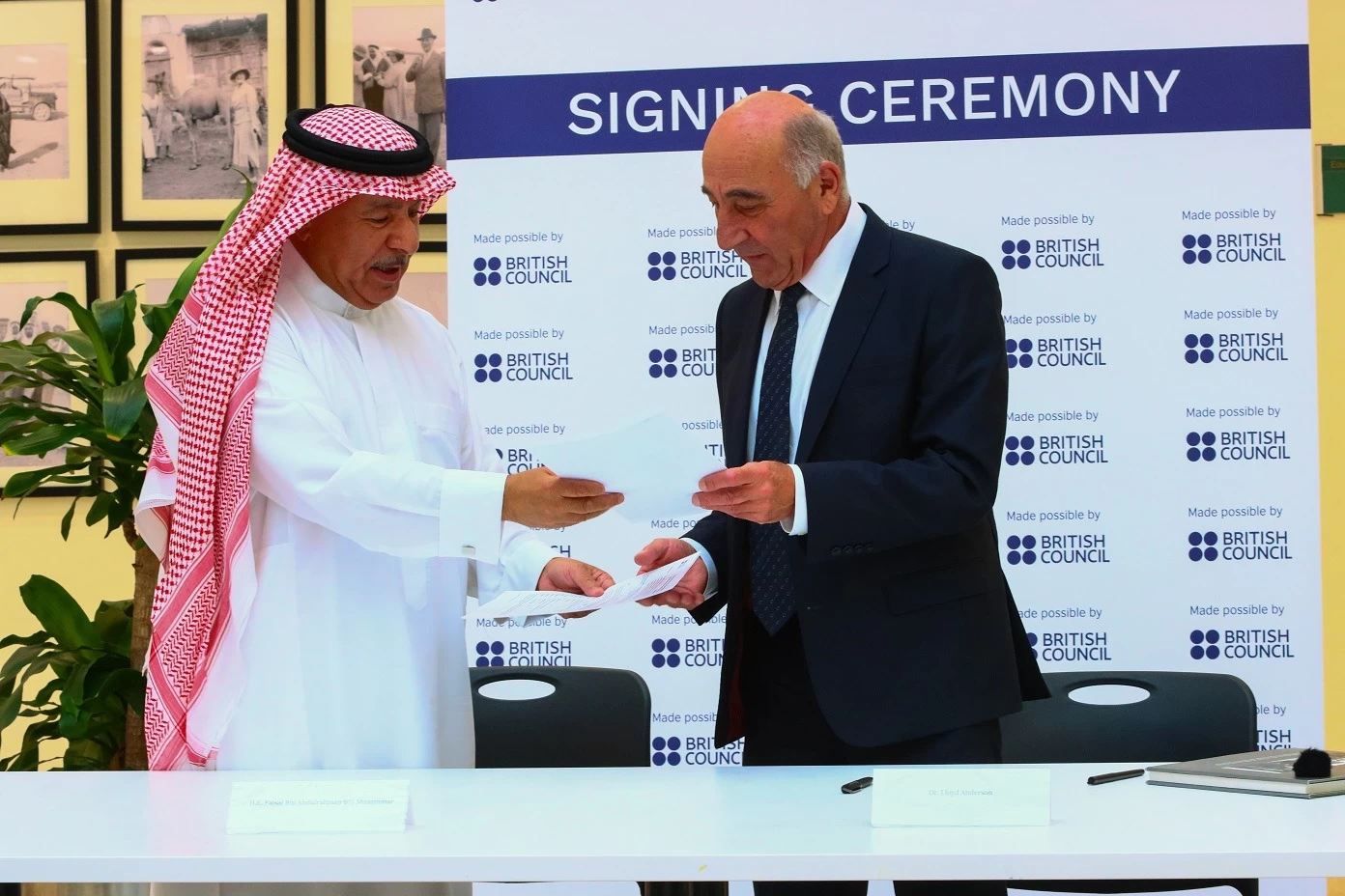 المجلس الثقافي البريطاني يوقع إتفاقية مع مدرسة داون هاوس الرياض