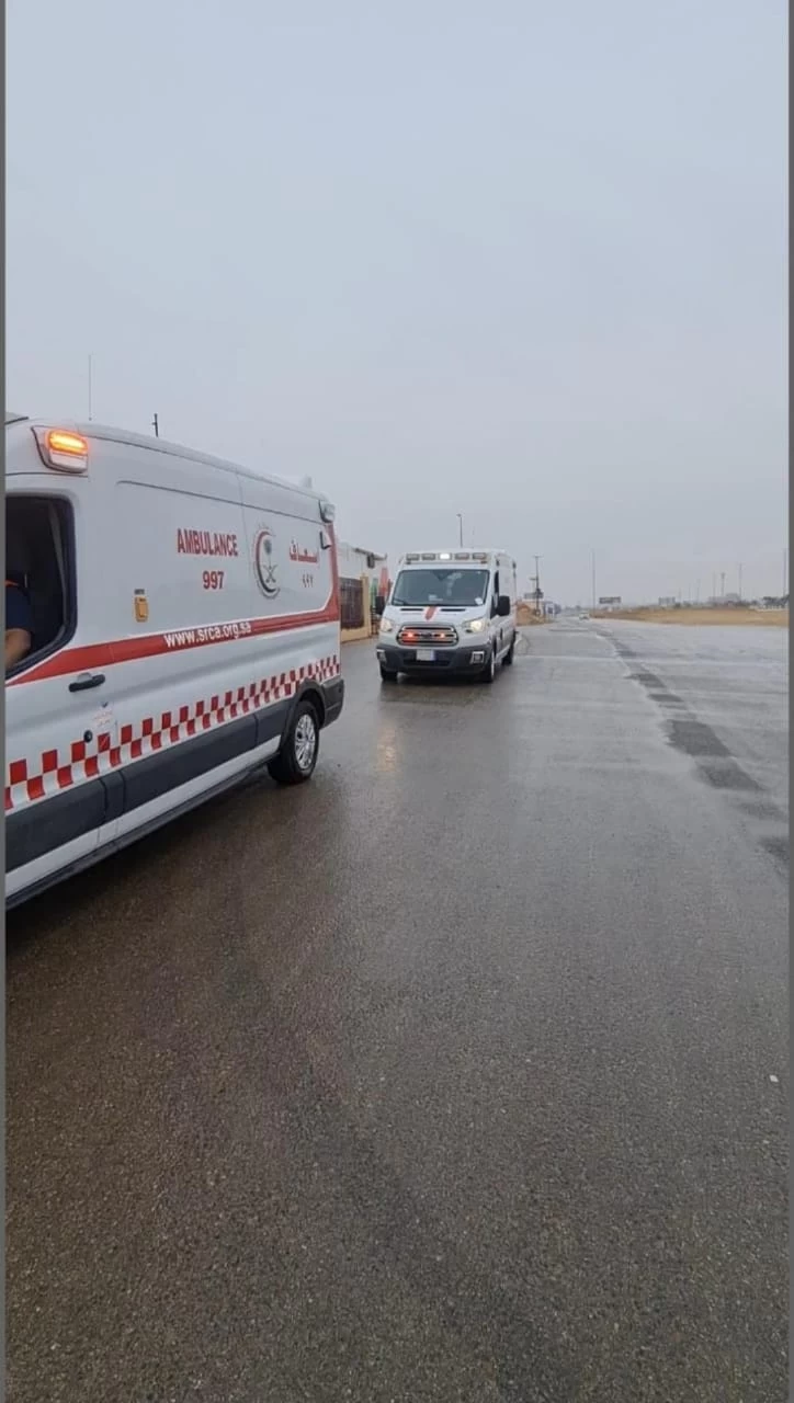 الهلال الأحمر بالحدود الشمالية يرفع مستوى الجاهزية تجاوبًا للتحذيرات الجويه