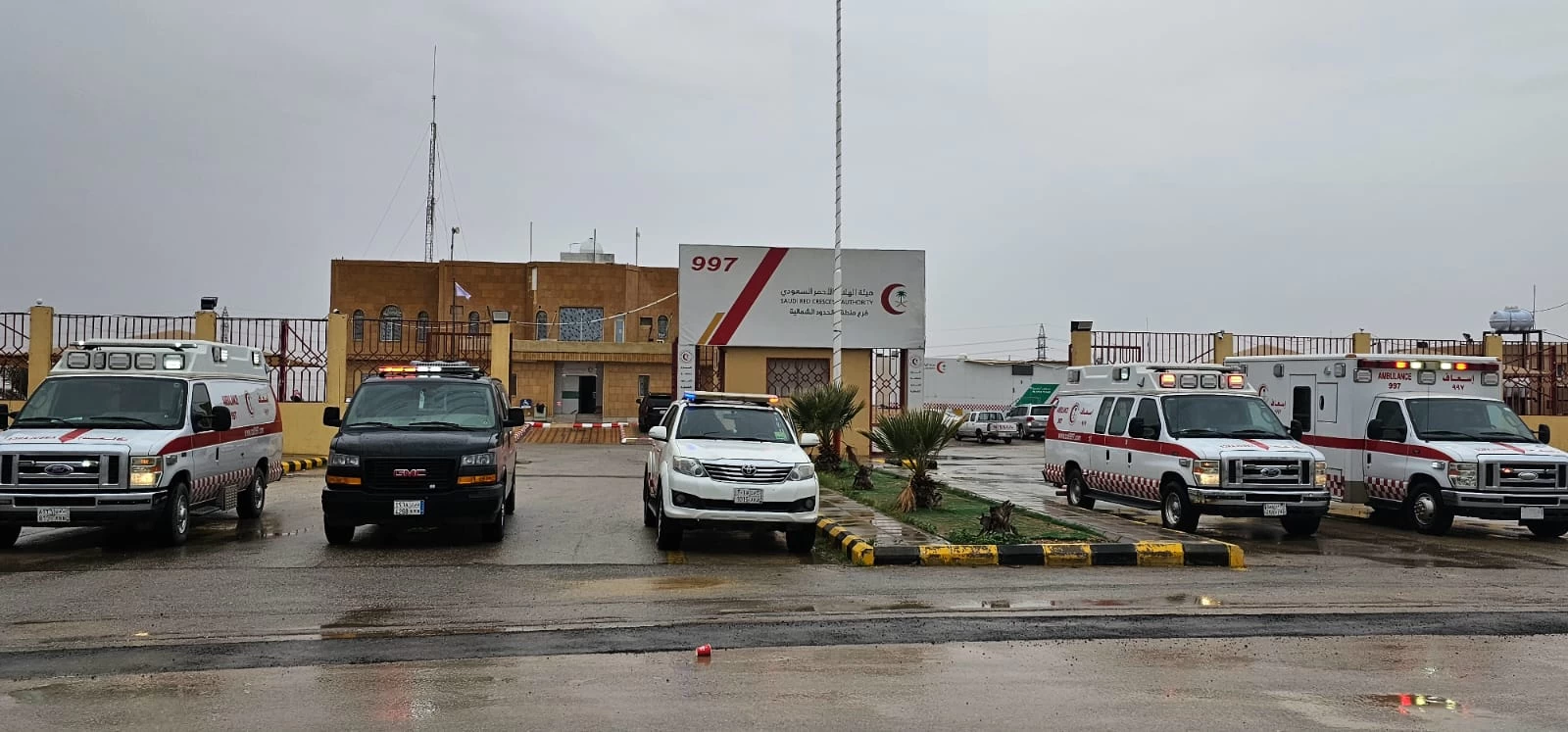 الهلال الأحمر بالحدود الشمالية يرفع مستوى الجاهزية تجاوبًا للتحذيرات الجويه