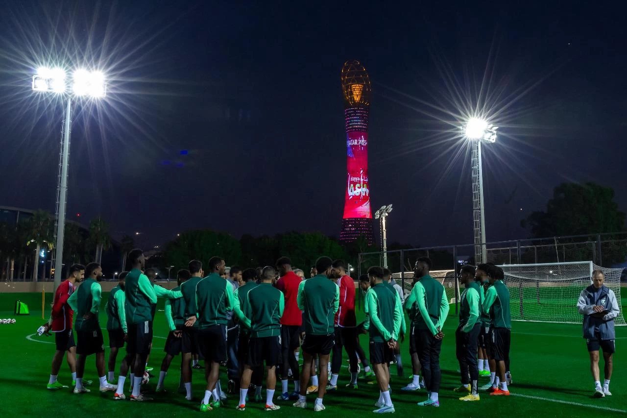 الأخضر يدشن استعداده لمواجهة عمان الافتتاحية في كأس آسيا