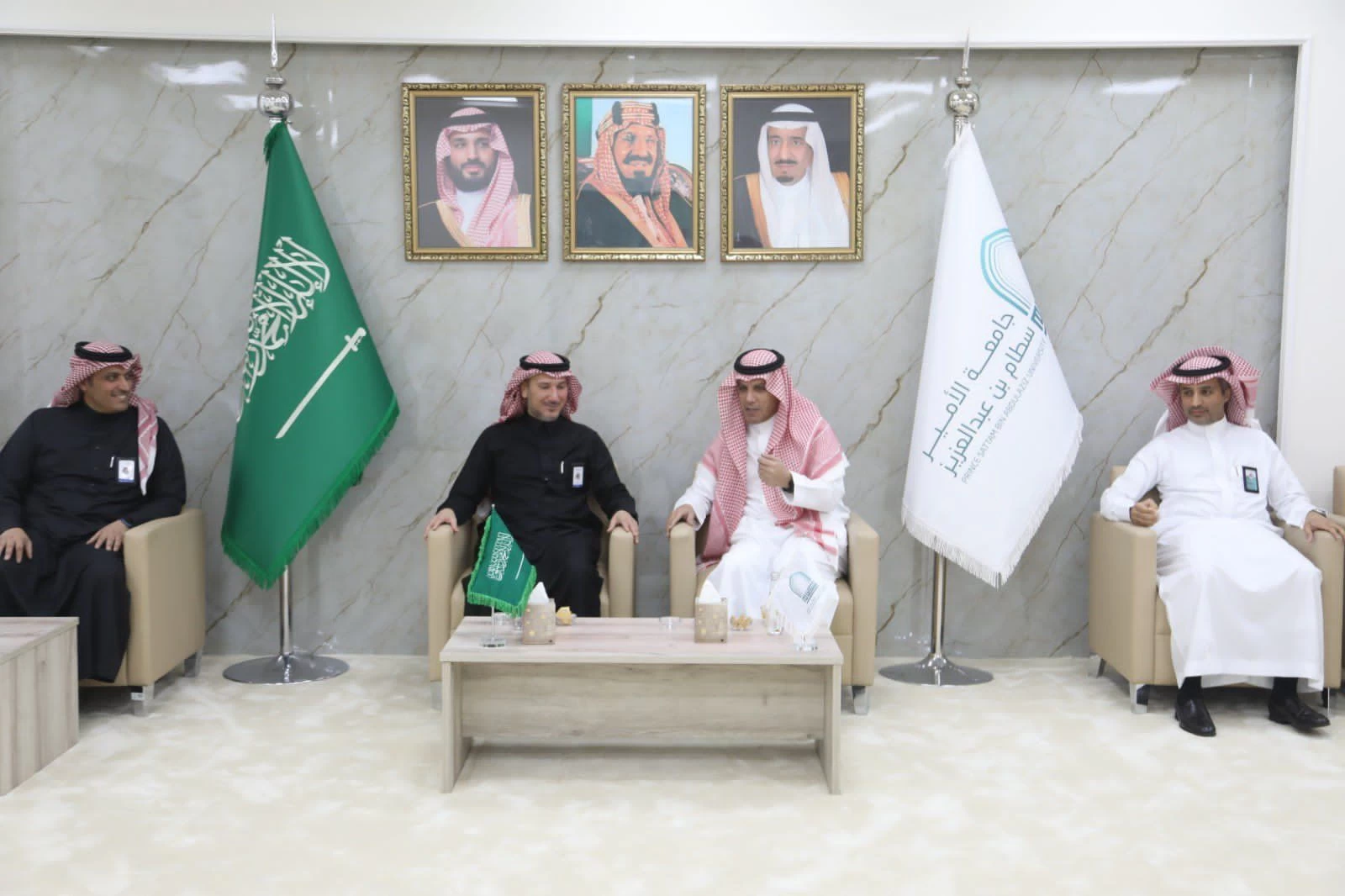 ‏جامعة الأمير سطام بن عبدالعزيز‬⁩ بالخرج تستقبل وفد من فريق هيئة كفاءة الإنفاق 