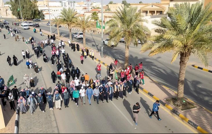 فرع وزارة الرياضة بالجوف يقيم عدد من الفعاليات احتفاء بيوم التأسيس