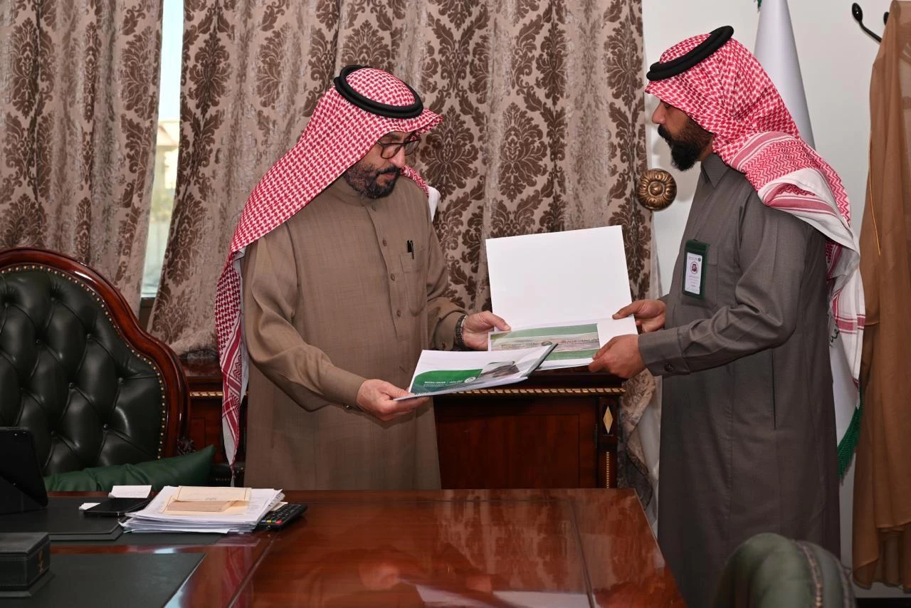 محافظ القريات يستقبل مدير عام فرع المركز الوطني للوقاية من الآفات النباتية والأمراض الحيوانية بمنطقة الجوف