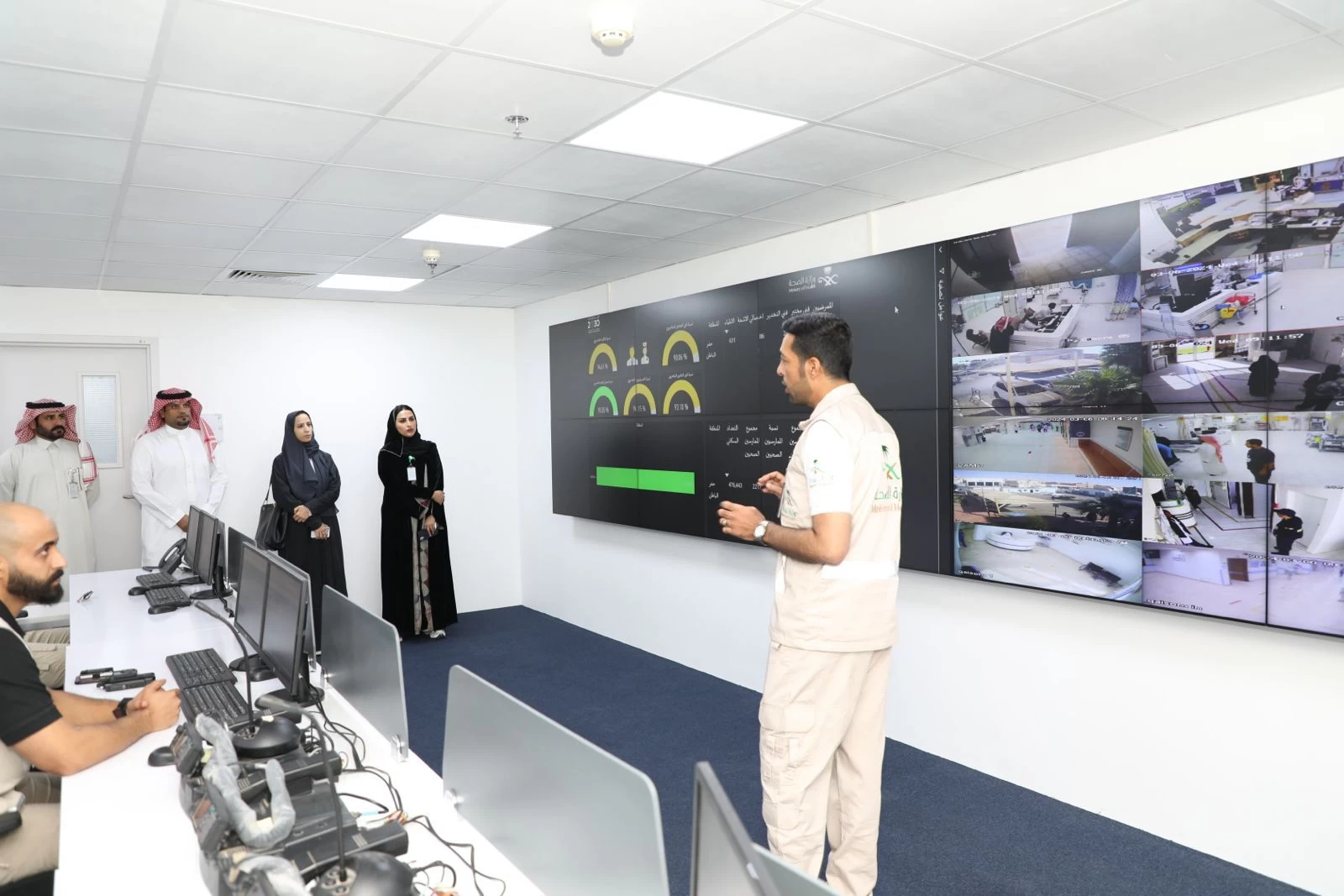 صحة حفر الباطن : تستقبل المدير العام التنفيذي للمركز الوطني الصحي للقيادة والتحكم بوزارة الصحة 