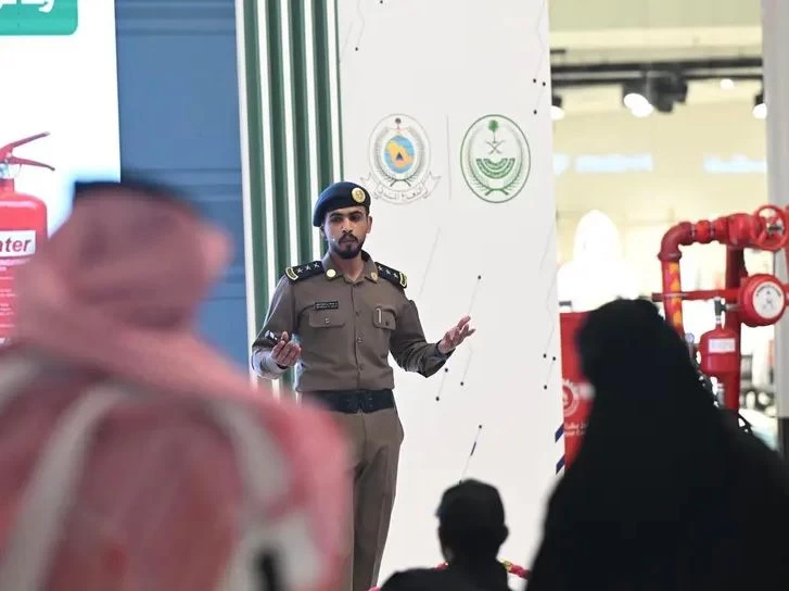 مدني تبوك يختتم فعاليات معرضه التقني "بالتقنية نسعى لحمايتكم"