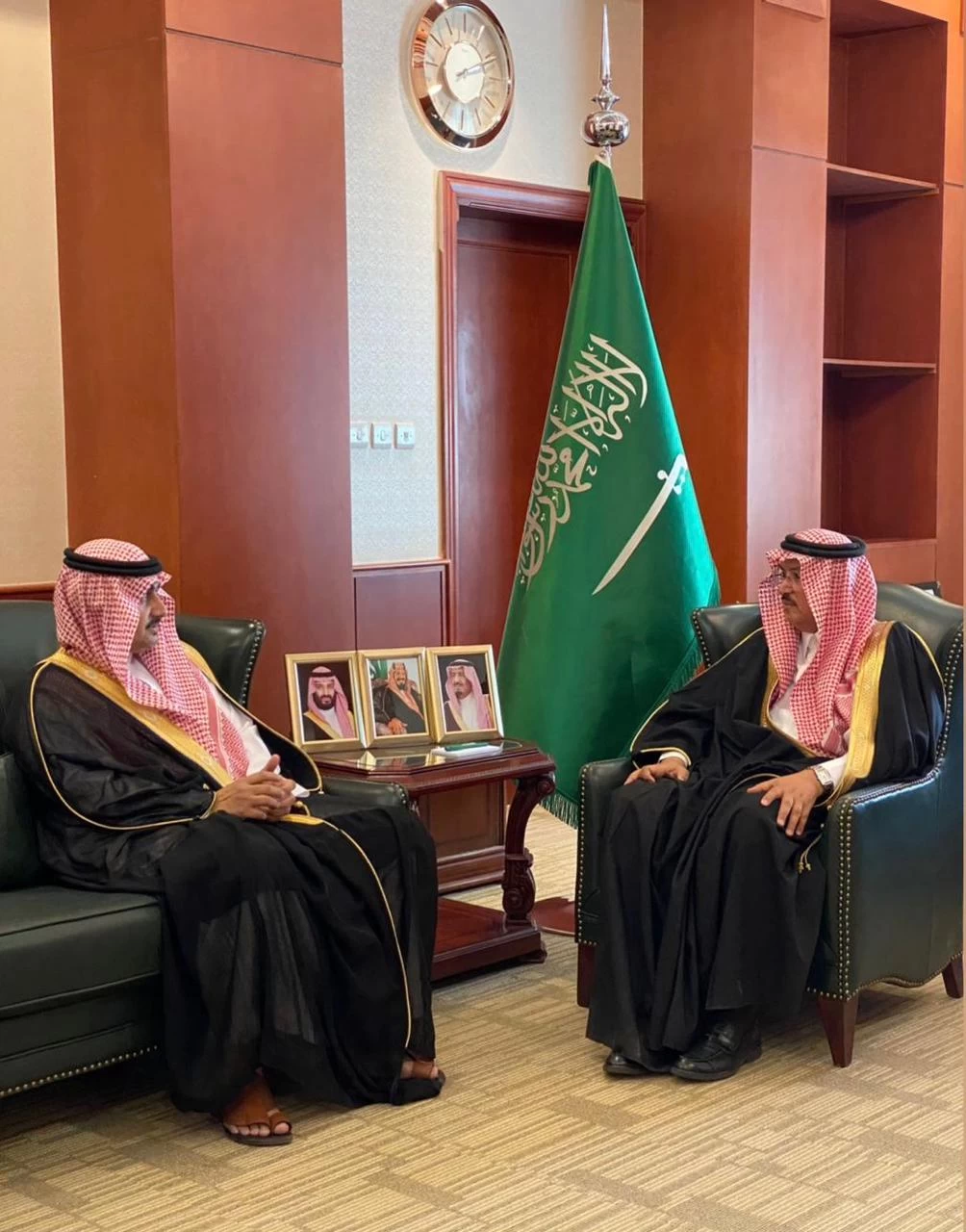 محافظ المجمعة يستقبل رئيس الجامعة  