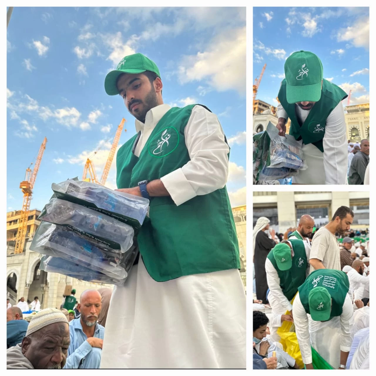 تراحم مكة المكرمة توزع اكثر من 2500 وجبة إفطار يومية بالمسجد الحرام  