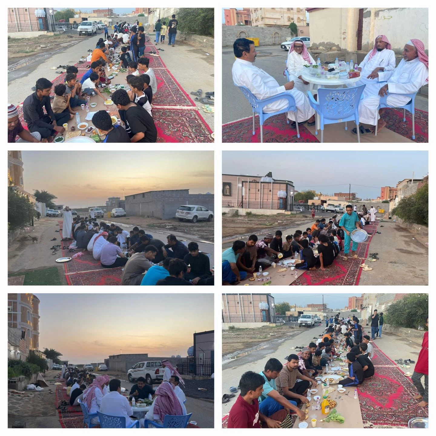 أهالي قرية الطرشية يقيمون إفطار جماعي 