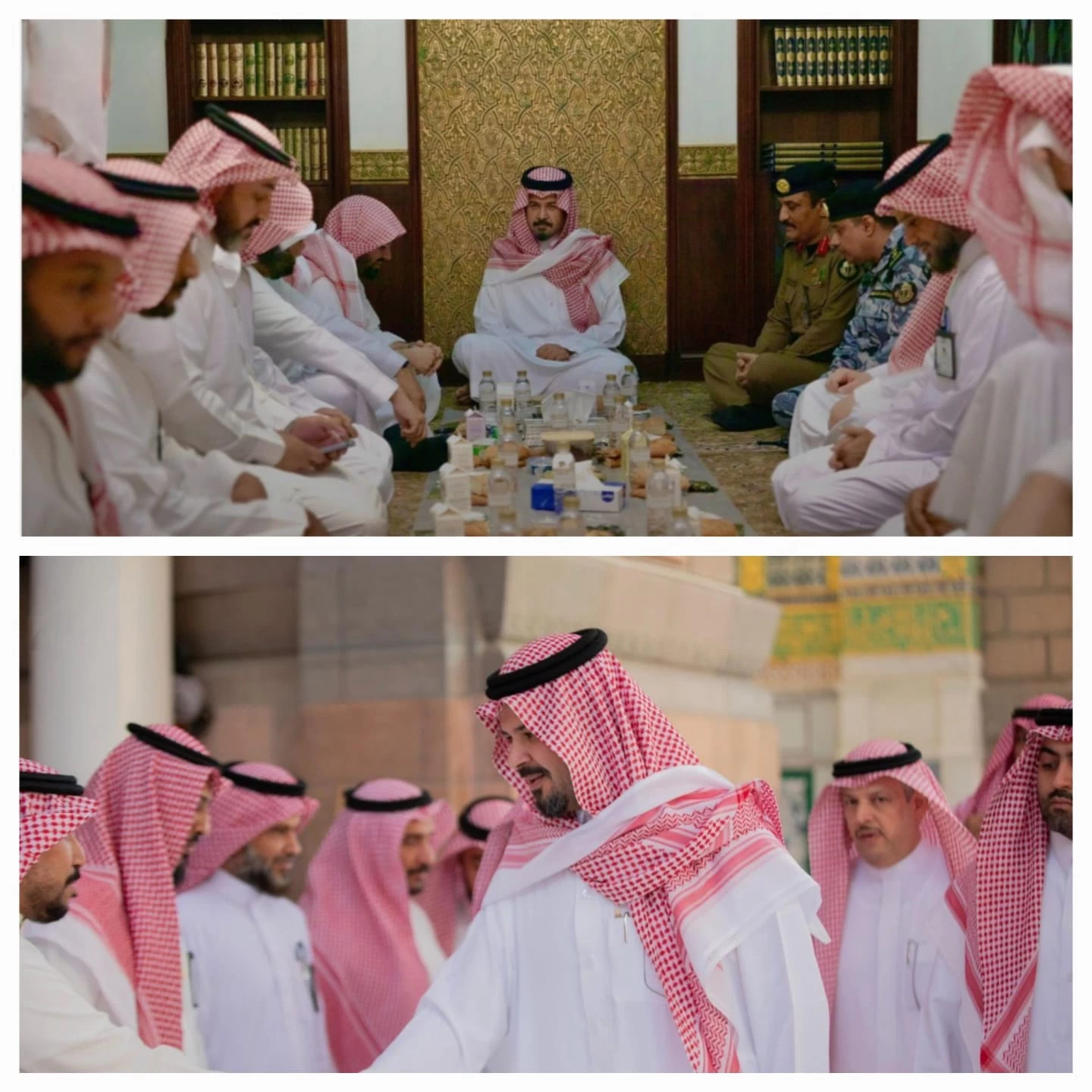 أمير منطقة المدينة المنورة يزور الهيئة العامة للعناية بشؤون المسجد الحرام والمسجد النبوي 