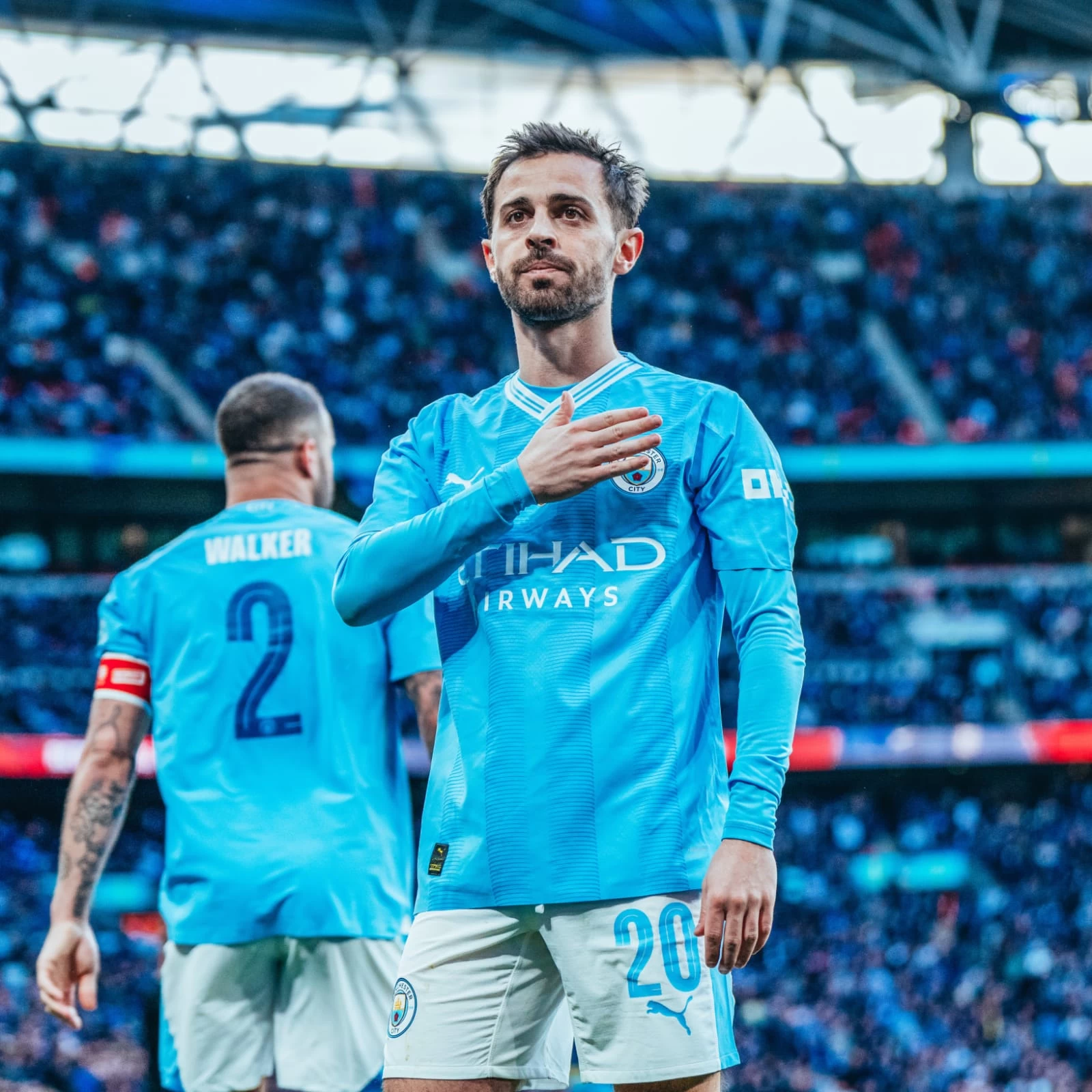 مانشستر سيتي يعبر تشيلسي بهدف برناردو سيلفا ويتأهل لنهائي كأس الاتحاد الإنجليزي 