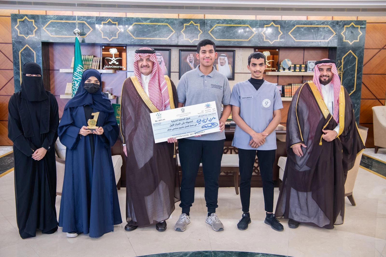 أمير الشرقية يستقبل الفائزين في مسابقة الابتكارات والمبادرات