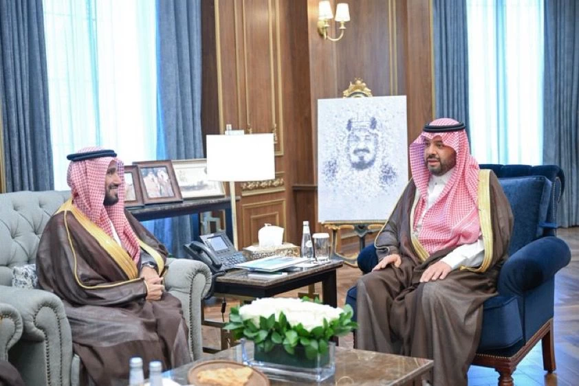 أمير الحدود الشمالية يستقبل رئيس المجلس التأسيسي لقطاع الشمال الصحي،