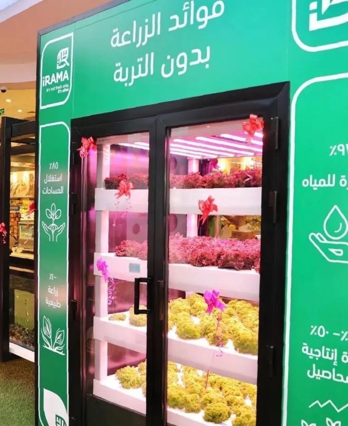 "تدشّن البيئة أول مزرعة حضرية داخل المتاجر لتحسين جودة الغذاء في الرياض"