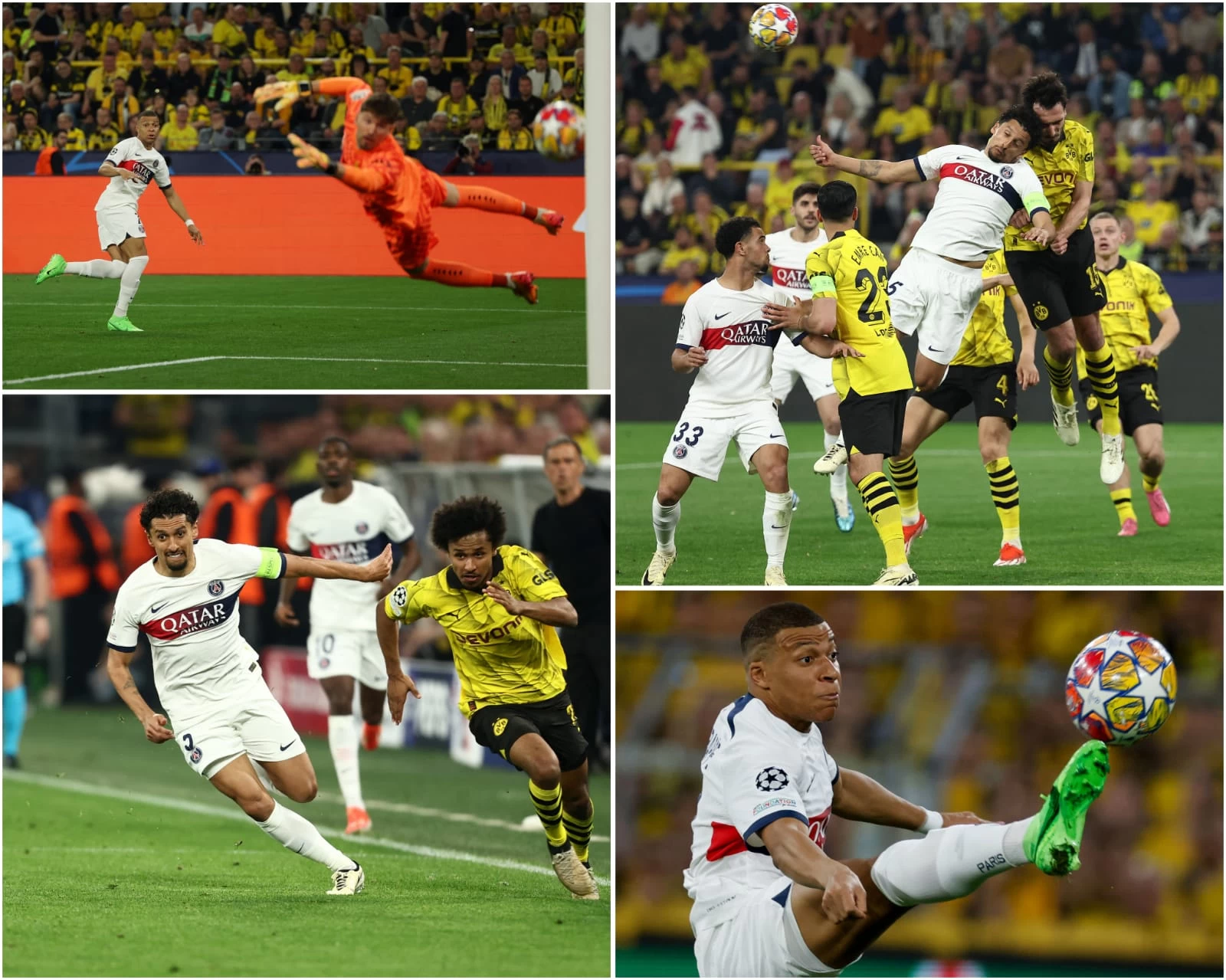 بروسيا دورتموند يهزم باريس في ذهاب نصف نهائي الأبطال