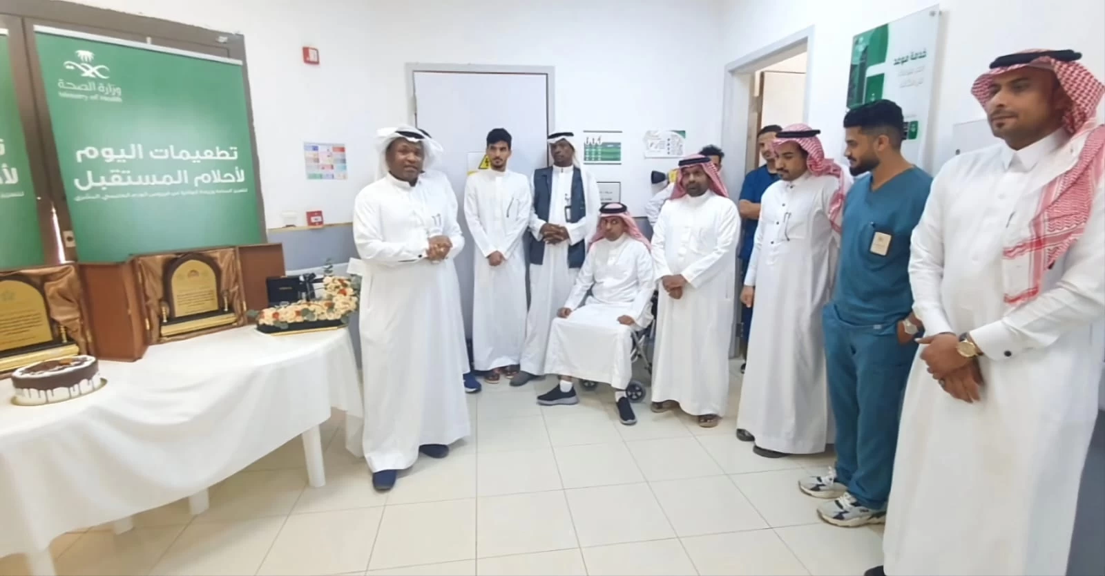 صحي إسكان الحصمة يكرّم طبيب ومساعدة طبيب الأسنان بالمركز 