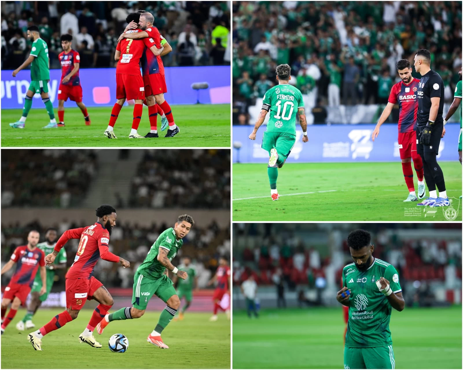 الأهلي يقسو على ضمك برباعية ويصل للنقطة 55