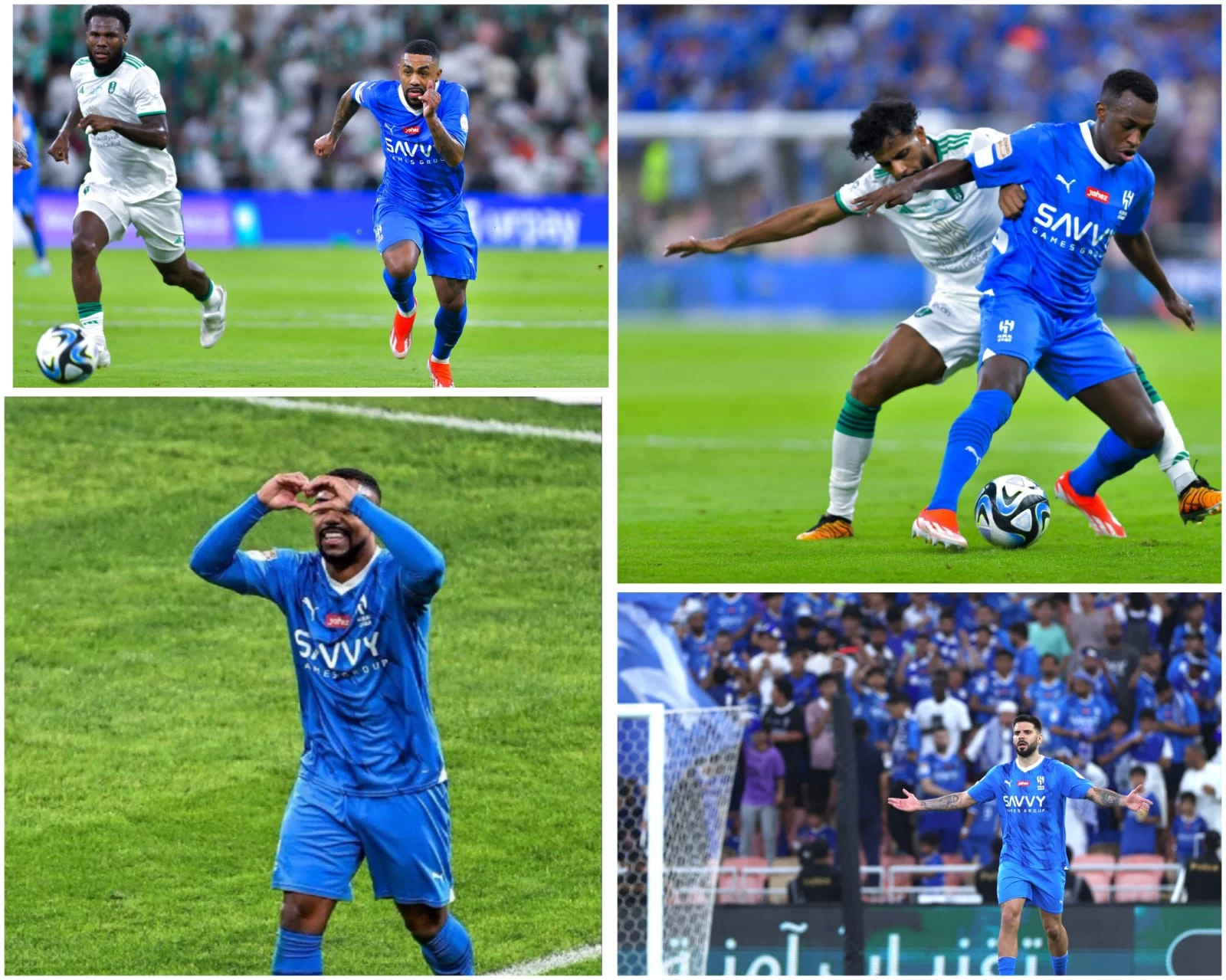 ريمونتادا زرقاء تحسم كلاسيكو الجوهرة 