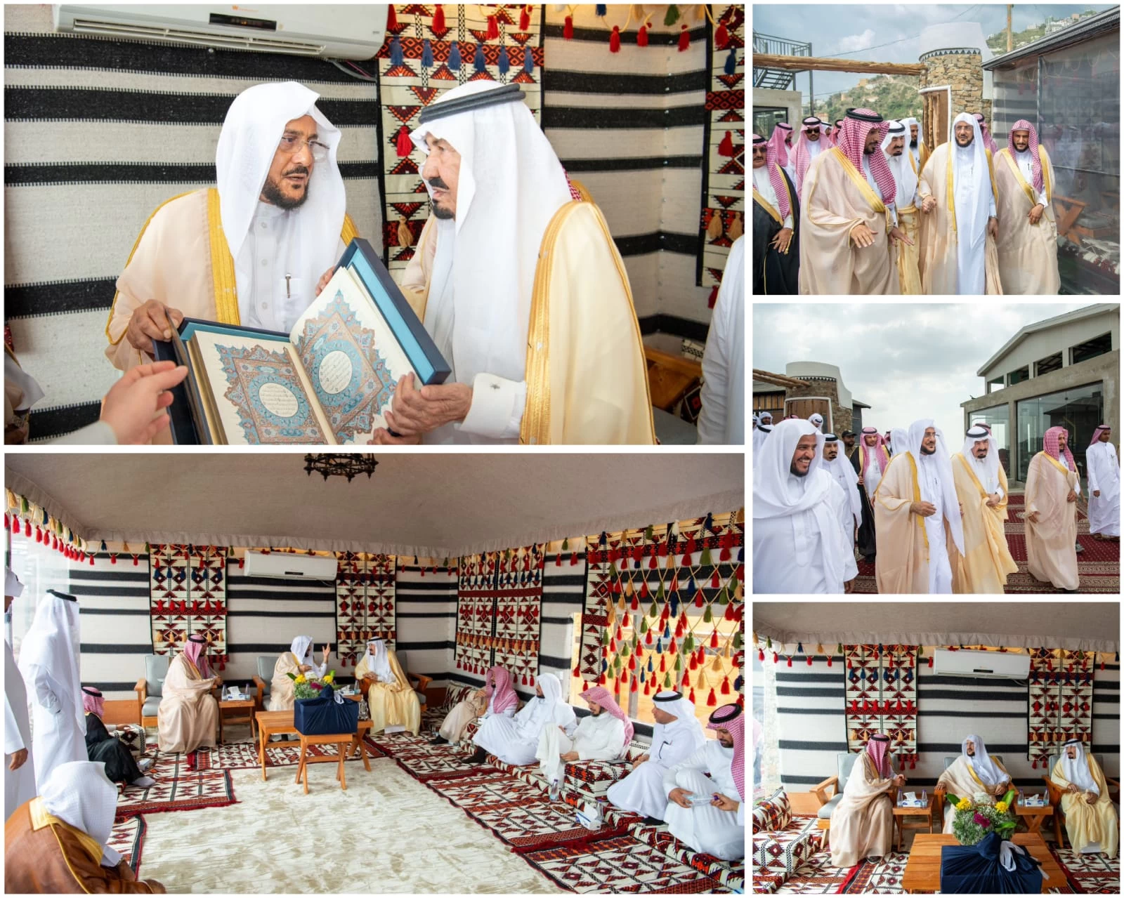 وزير الشؤون الإسلامية يزور شيخ شمل قبائل فيفاء