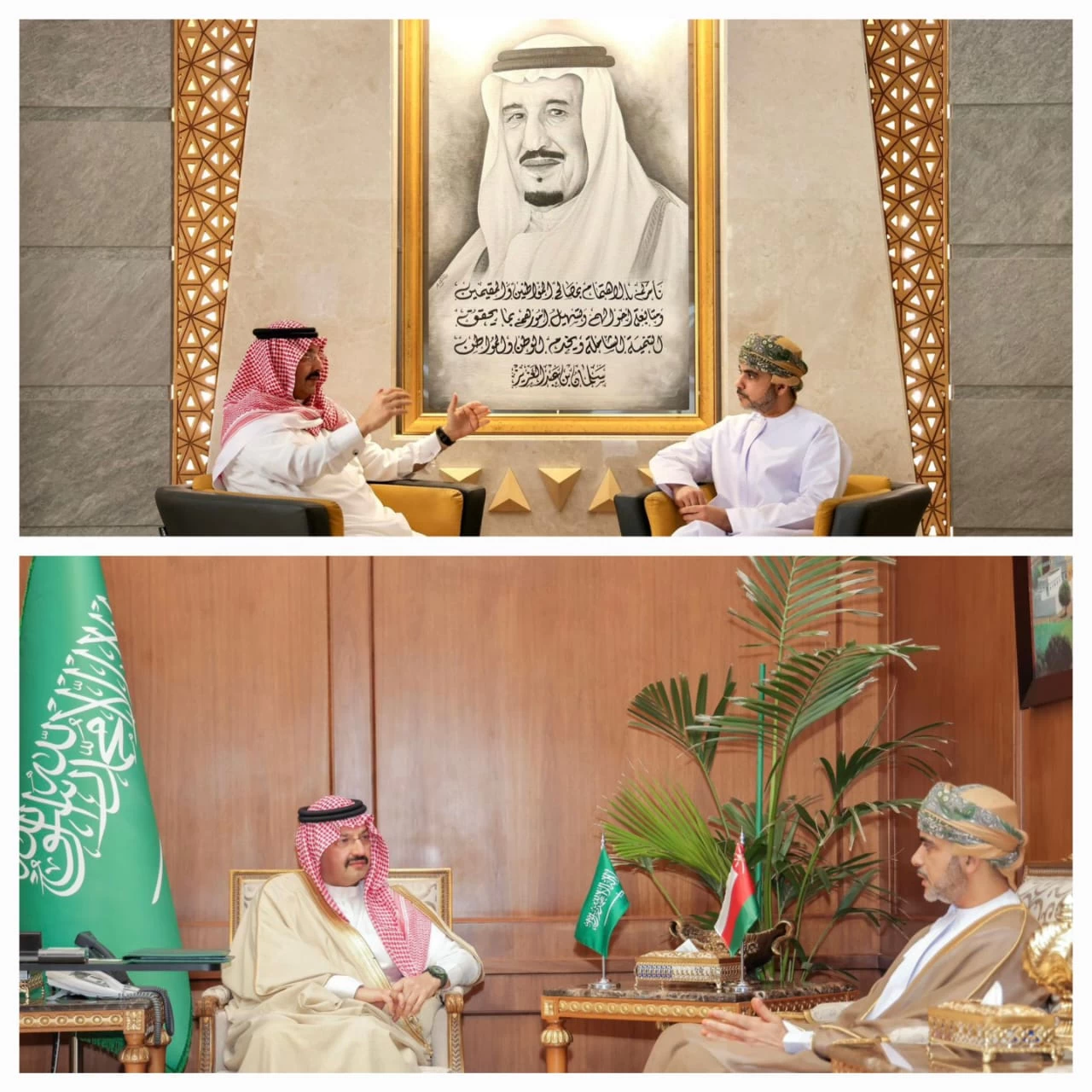 أمير عسير يستقبل السفير العماني لدى المملكة