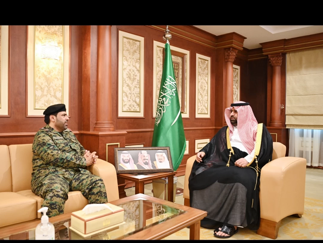 سمو نائب أمير منطقة جازان يستقبل وكيل وزارة الداخلية لشؤون الأفواج الأمنية