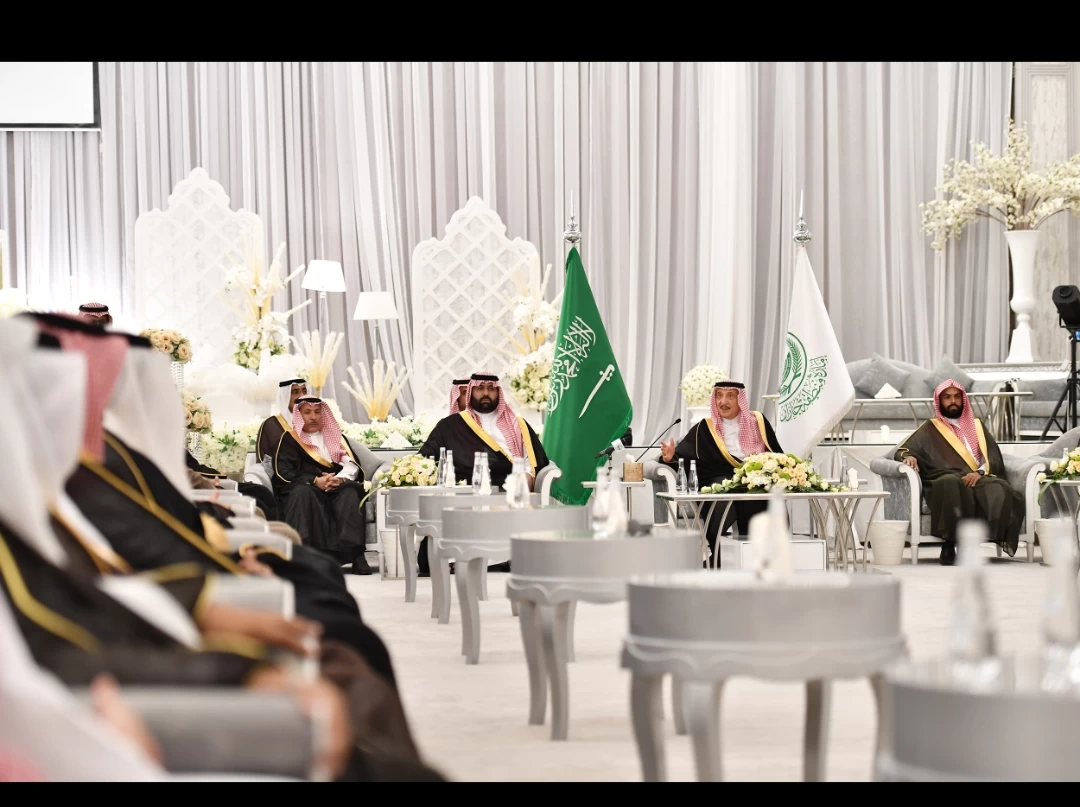 سمو أمير جازان يلتقي مشايخ محافظة صبيا والمراكز والقرى التابعة له