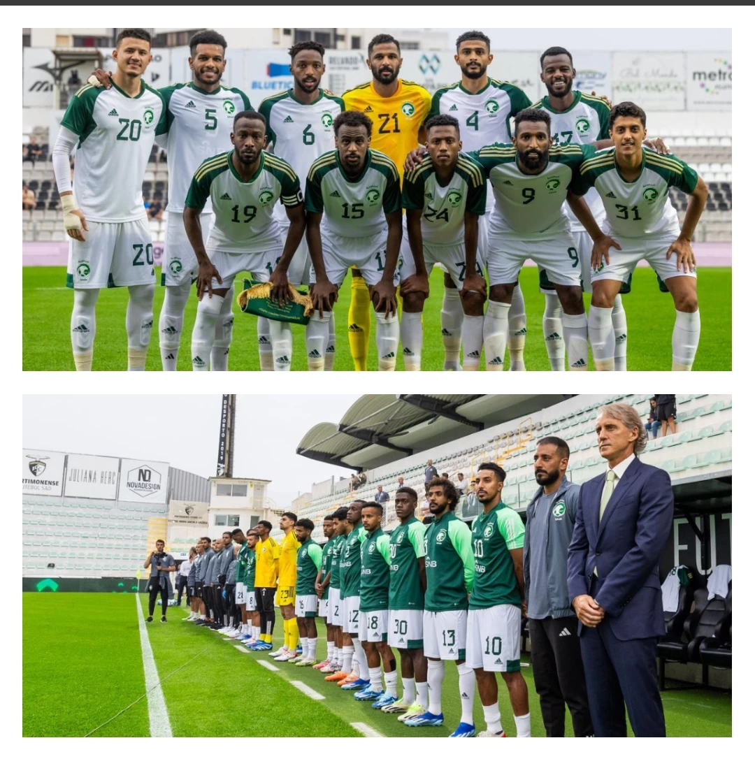 المنتخب السعودي يتعادل ودياً مع نظيره النيجيري في معسكره الإعدادي بالبرتغال.