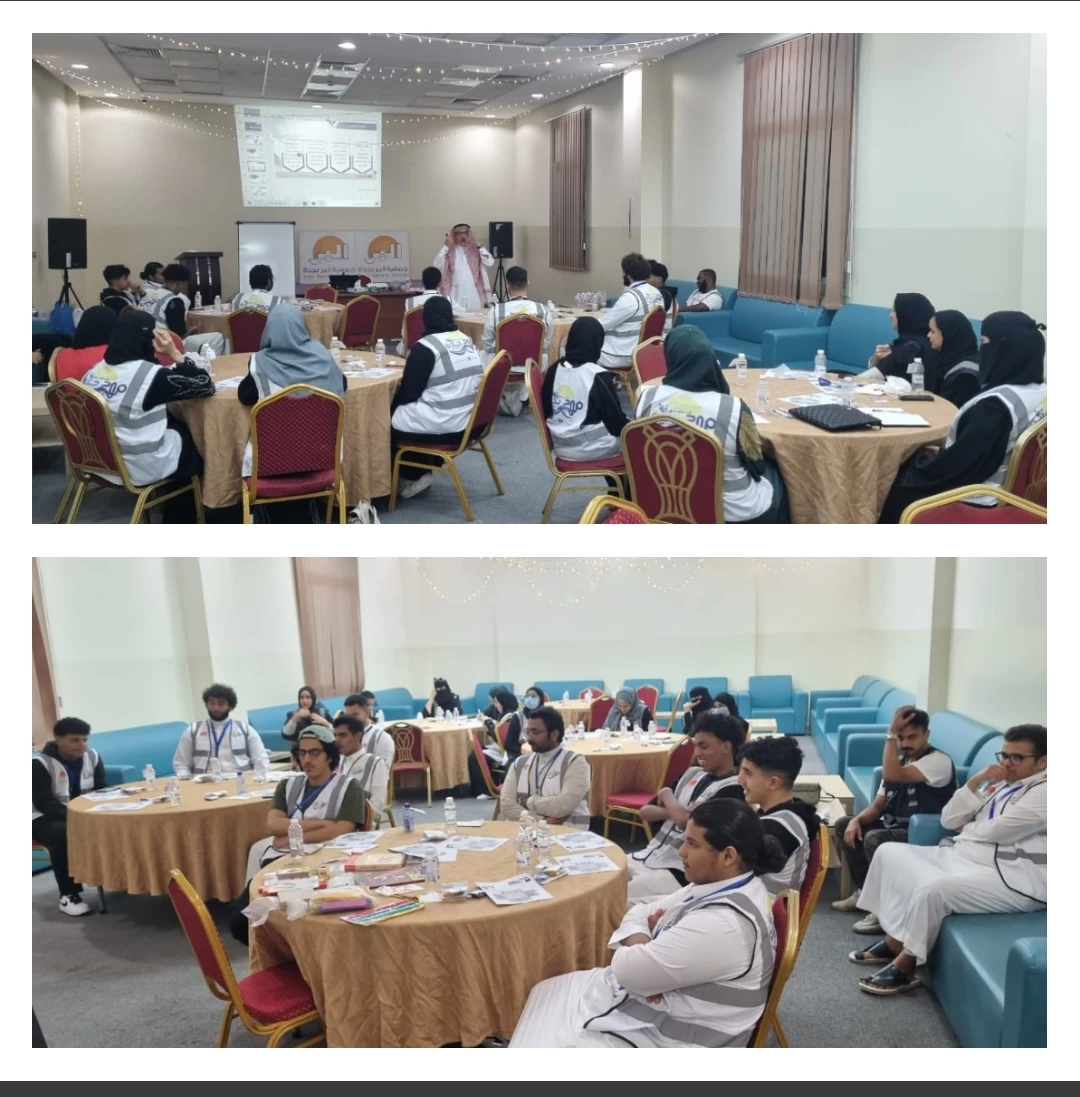 لقاء تدريبي في "بر جدة" لفريق موج التطوعي لتعزيز مهارات الإبداع 