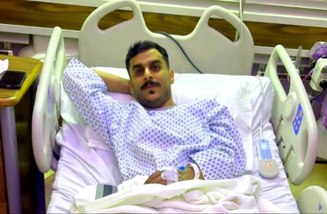 "بحران" يتبرع لوالدته بجزء من كبده 