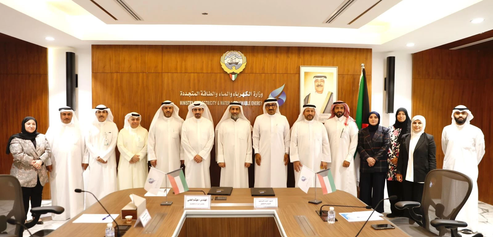 توقيع اتفاقية استيراد الطاقة الكهربائية من السوق الخليجي للكهرباء
