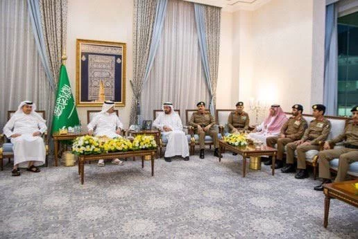نائب أمير منطقة مكة المكرمة يستقبل وزير الحج ووزير النقل والخدمات اللوجستية وقائد قوات أمن الحج